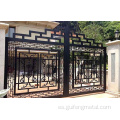 Villa Garden Manor Art Modelado de aleación de aleación de aluminio